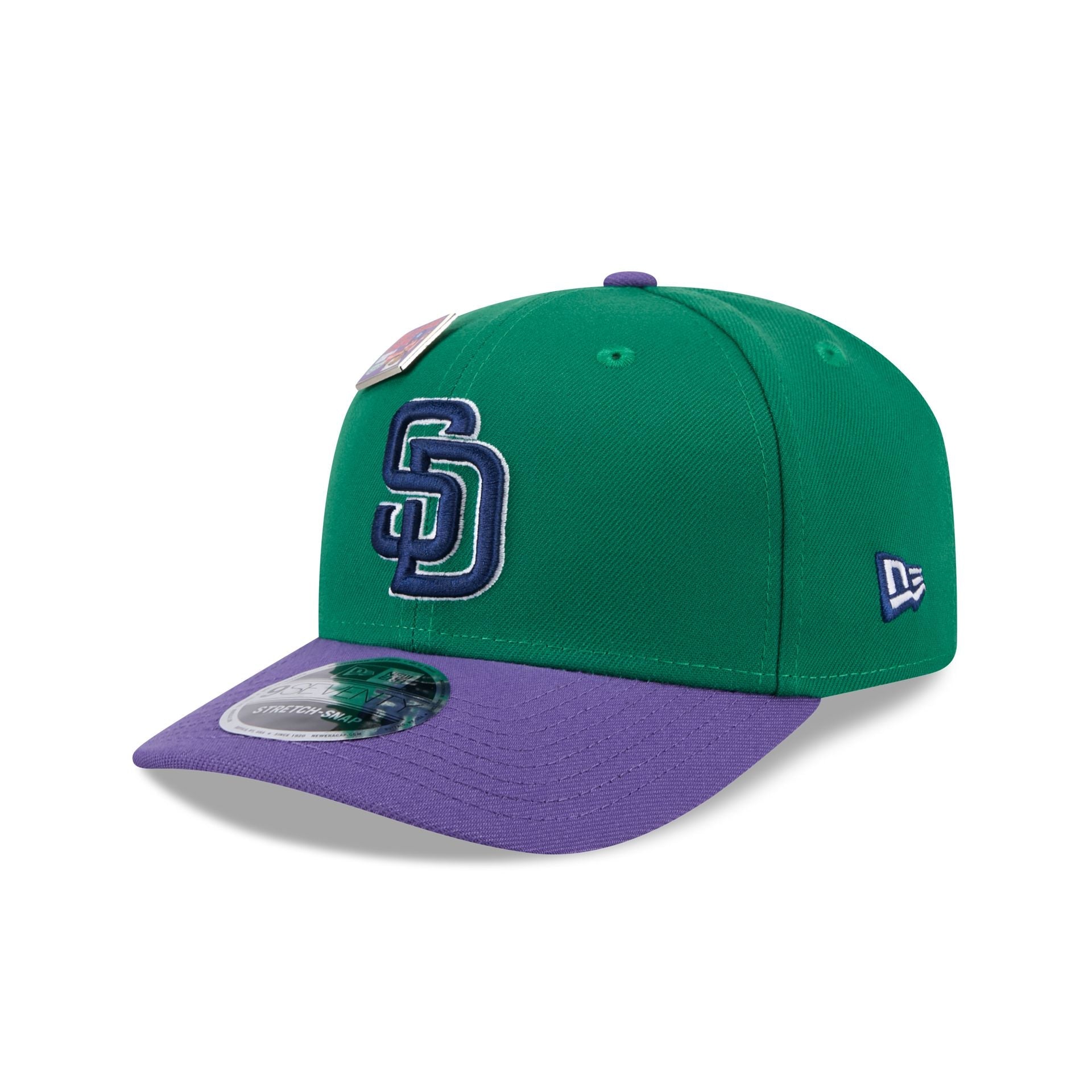 Big League Chew X San Diego Padres Ground Ball Grape 9SEVENTY Stretch-Snap Hat