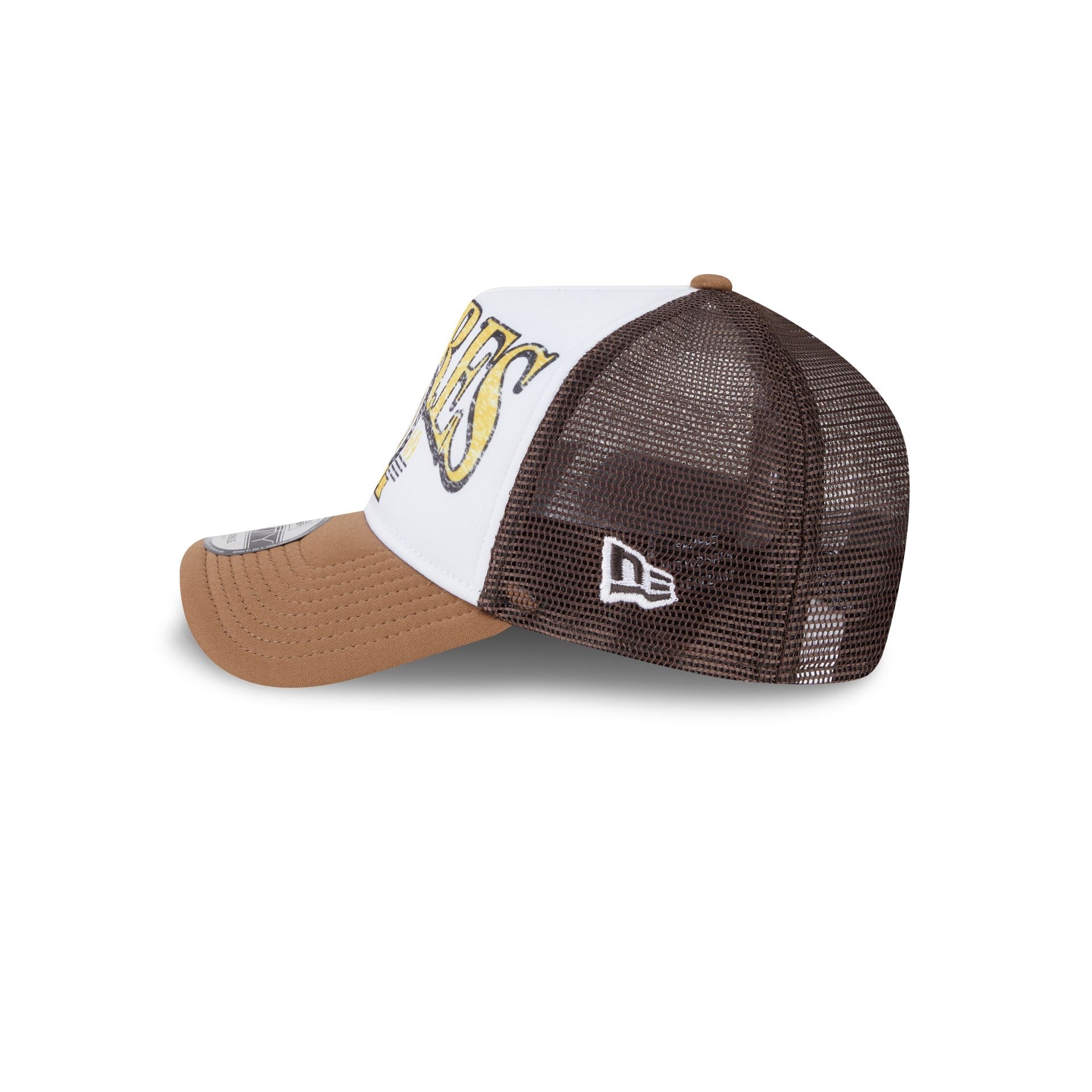San Diego Padres Distressed 9FORTY A-Frame Trucker Hat