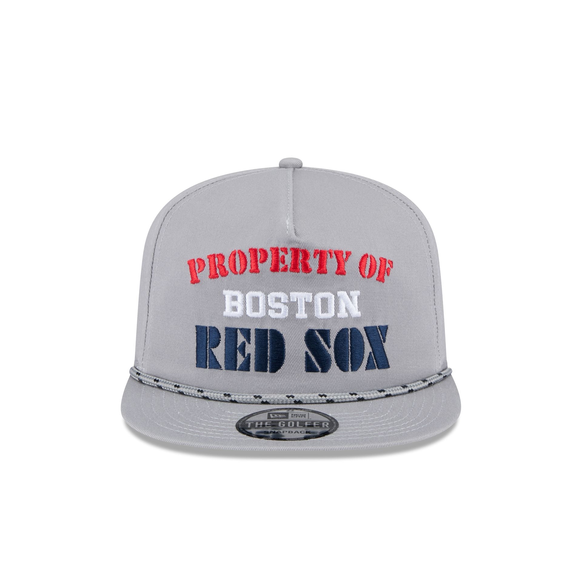 Boston Red Sox Vintage Gray Rope Golfer Hat