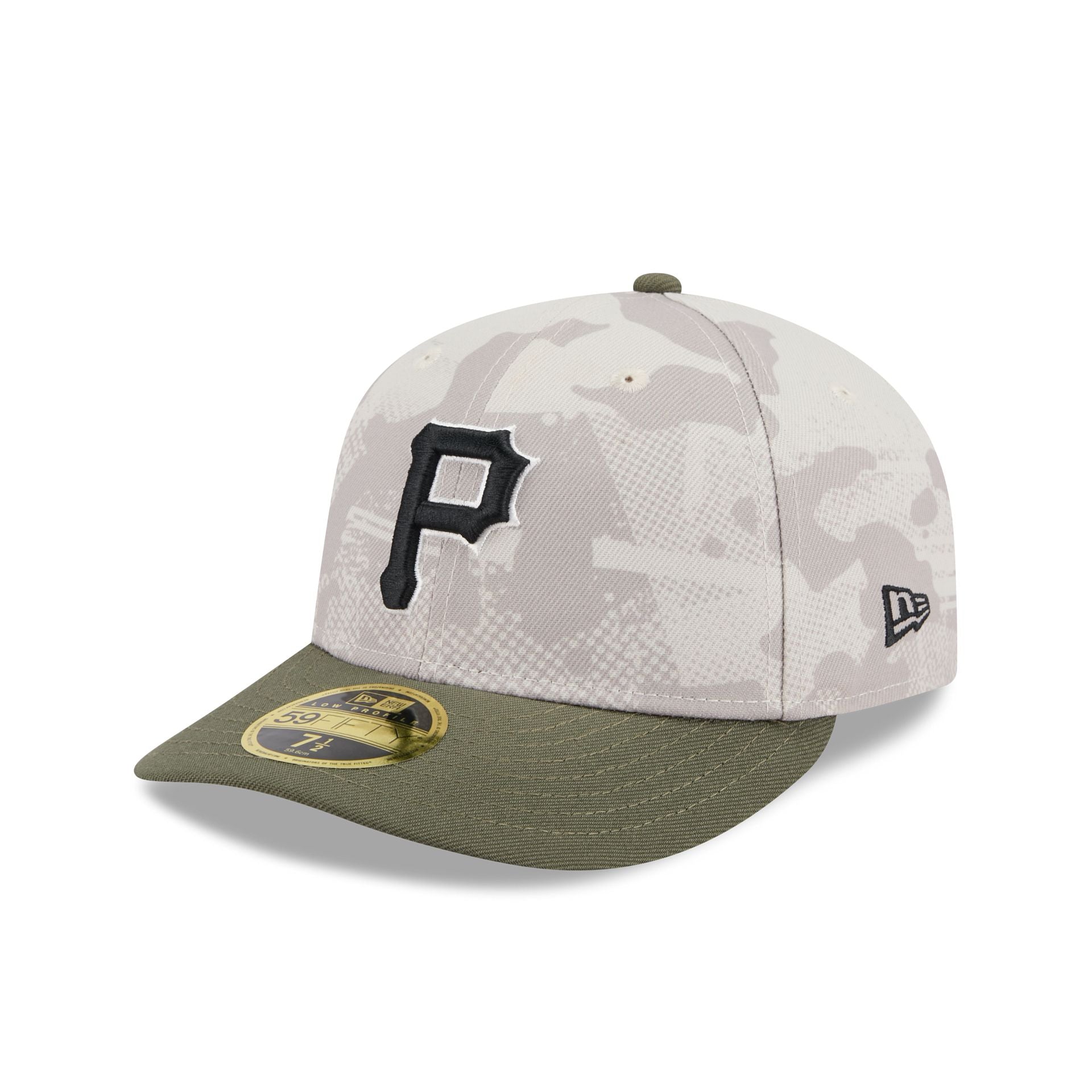 Pittsburgh Pirates Armed Forces Day 2025 Low Profile 59FIFTY Fitted Hat