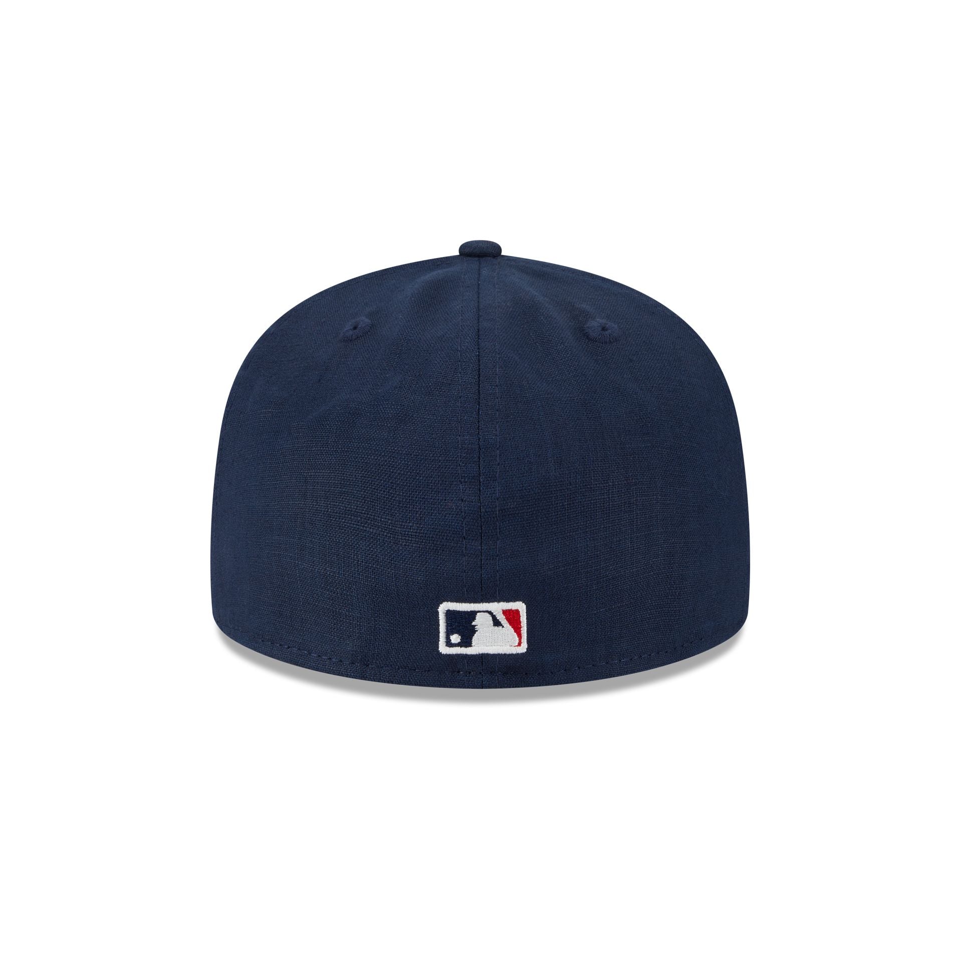 Team Linen Atlanta Braves 59FIFTY Fitted Hat