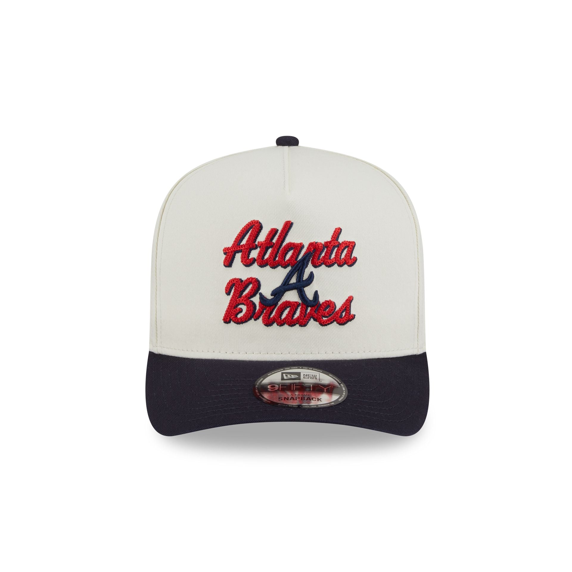 Atlanta Braves Chainstitch 9FIFTY A-Frame Snapback Hat