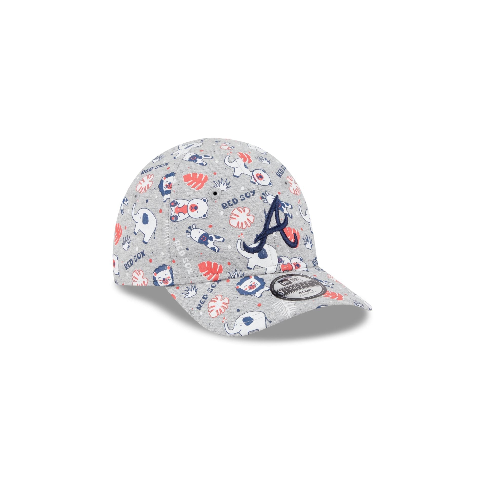 Atlanta Braves Kids Animal 9TWENTY Adjustable Hat