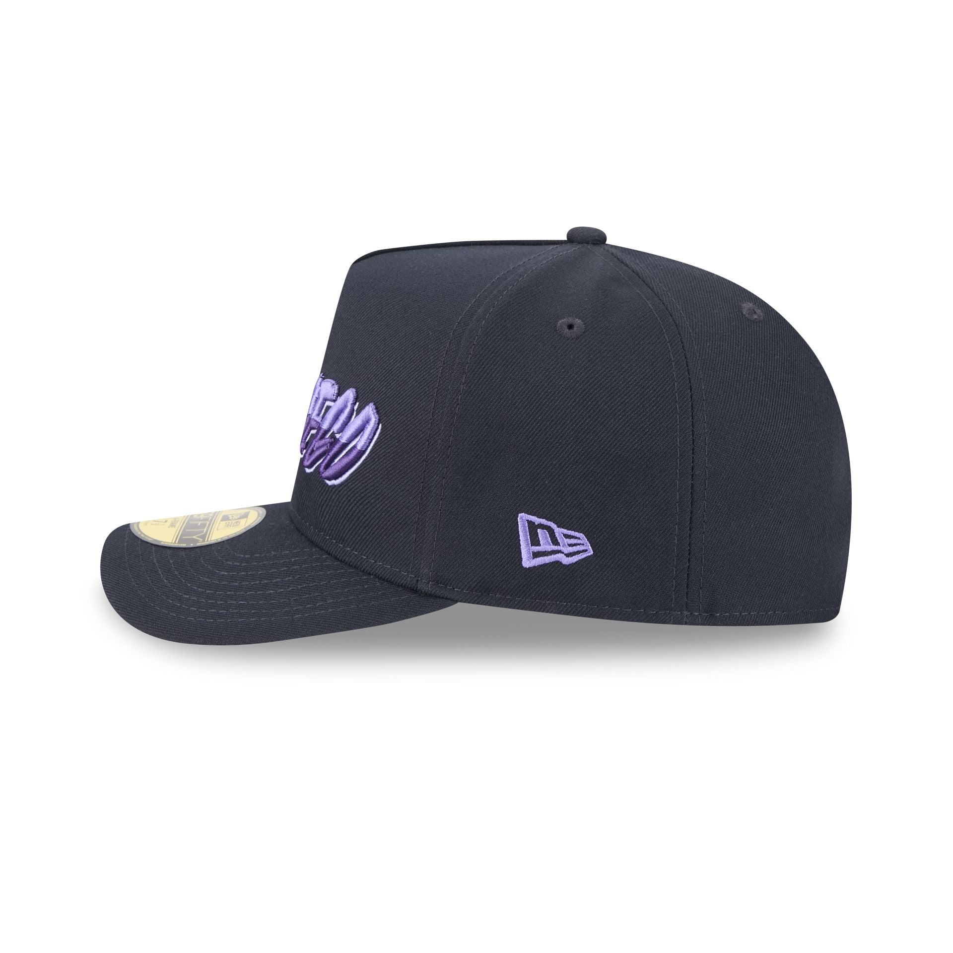 San Diego Padres Navy Lavender 59FIFTY A-Frame Fitted Hat