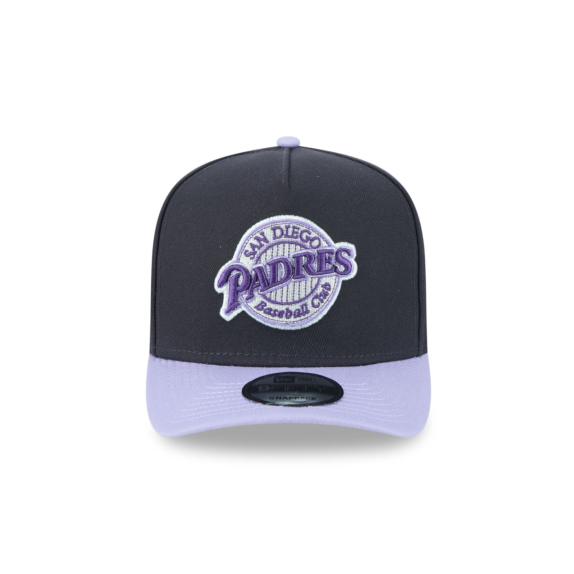 San Diego Padres Navy Lavender 9FIFTY A-Frame Snapback Hat