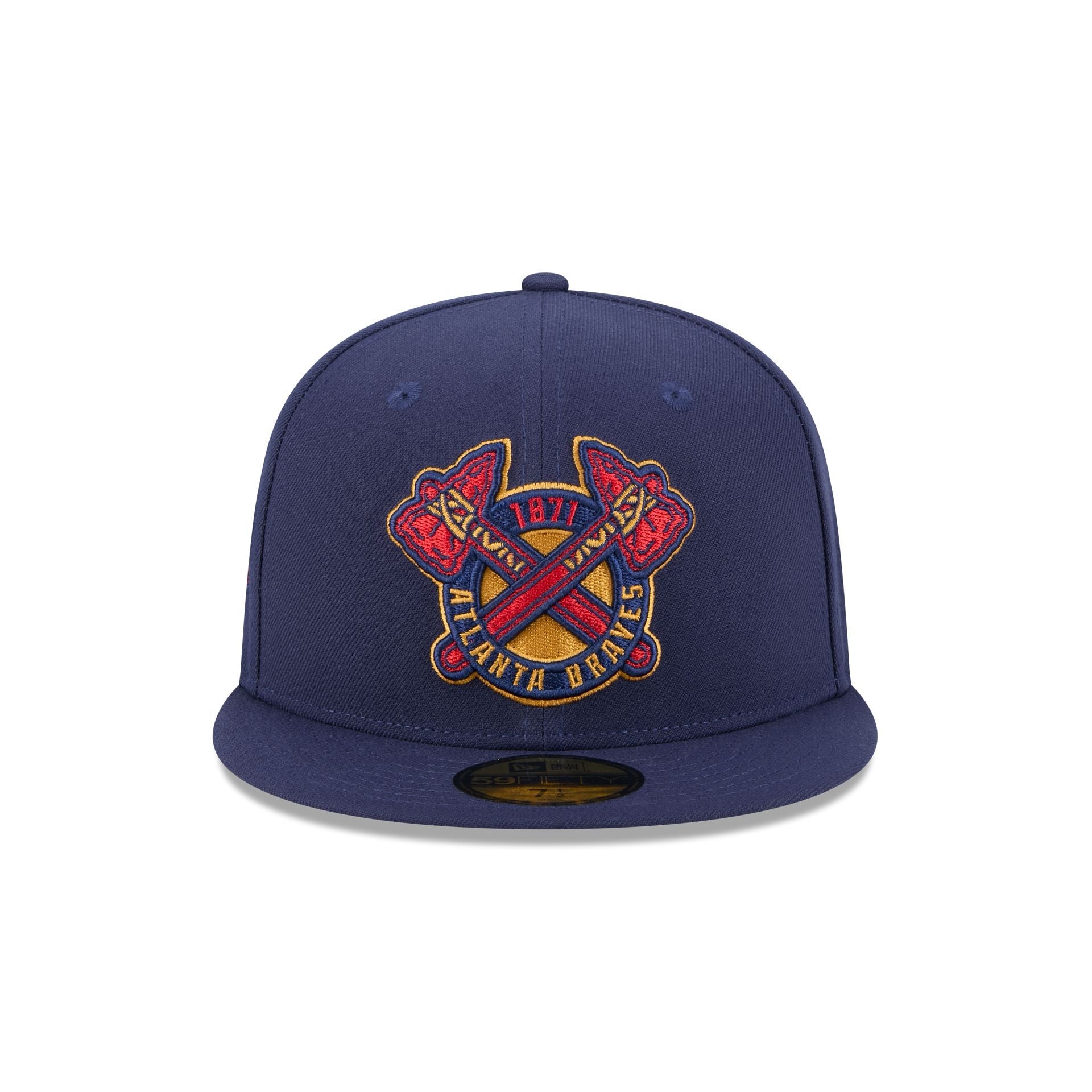 Atlanta Braves Blue Tartan 59FIFTY Fitted Hat