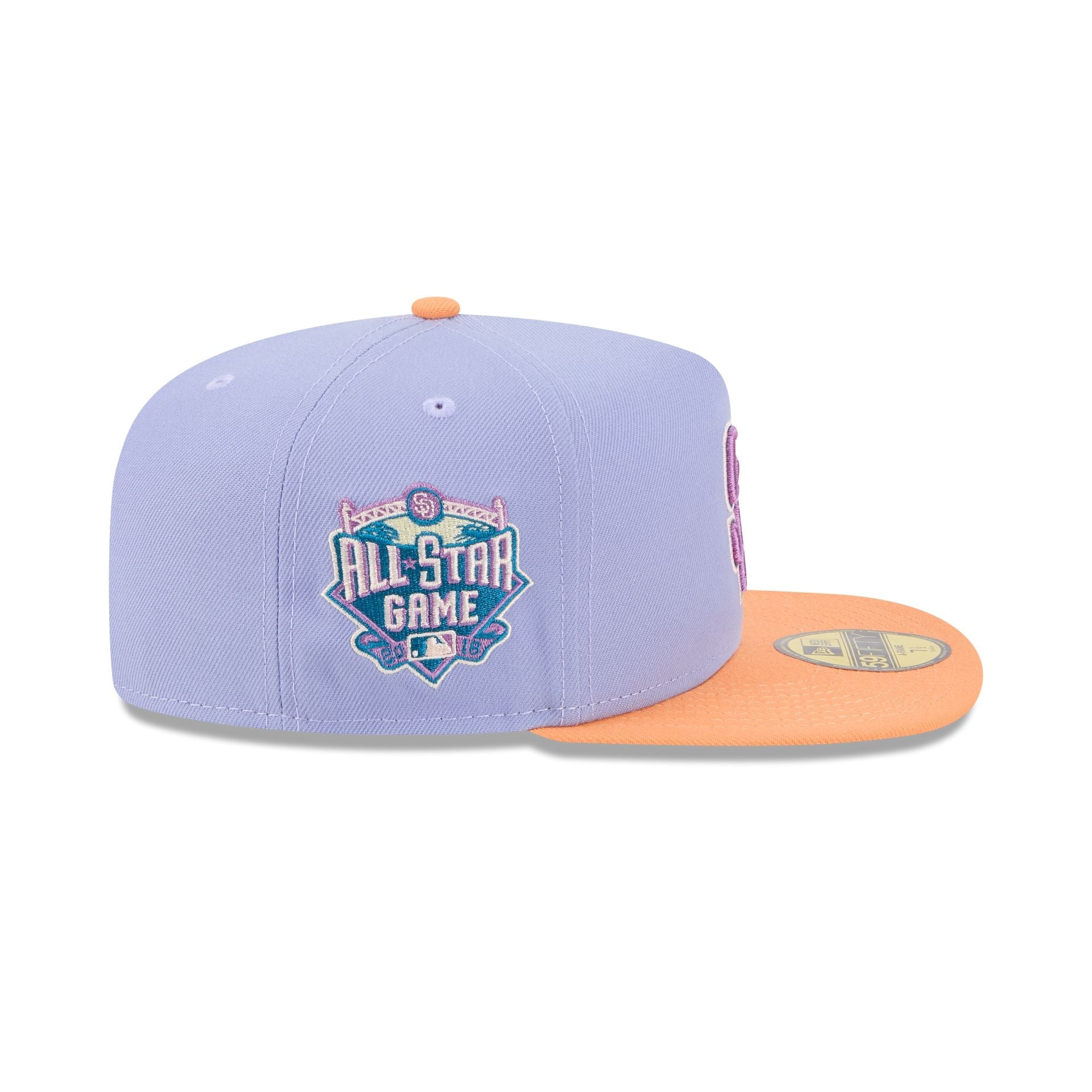 San Diego Padres Lavender 59FIFTY A-Frame Fitted Hat