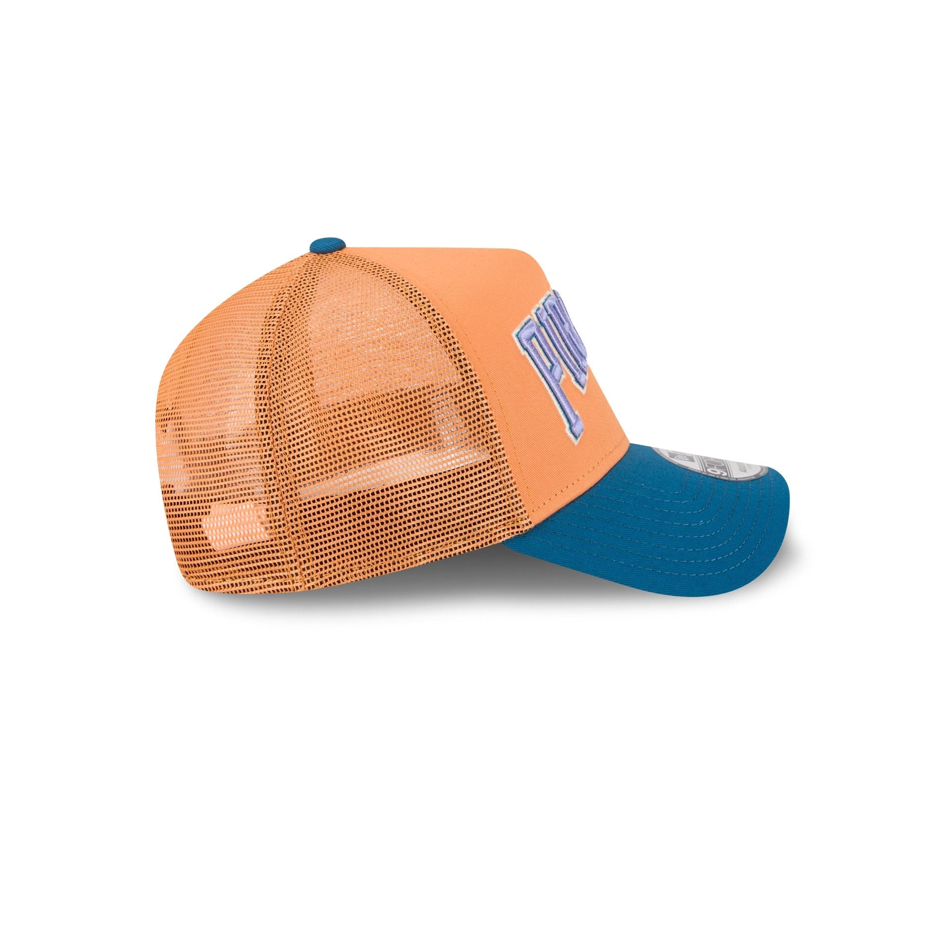 Pittsburgh Pirates Orange Glaze 9FORTY A-Frame Trucker Hat