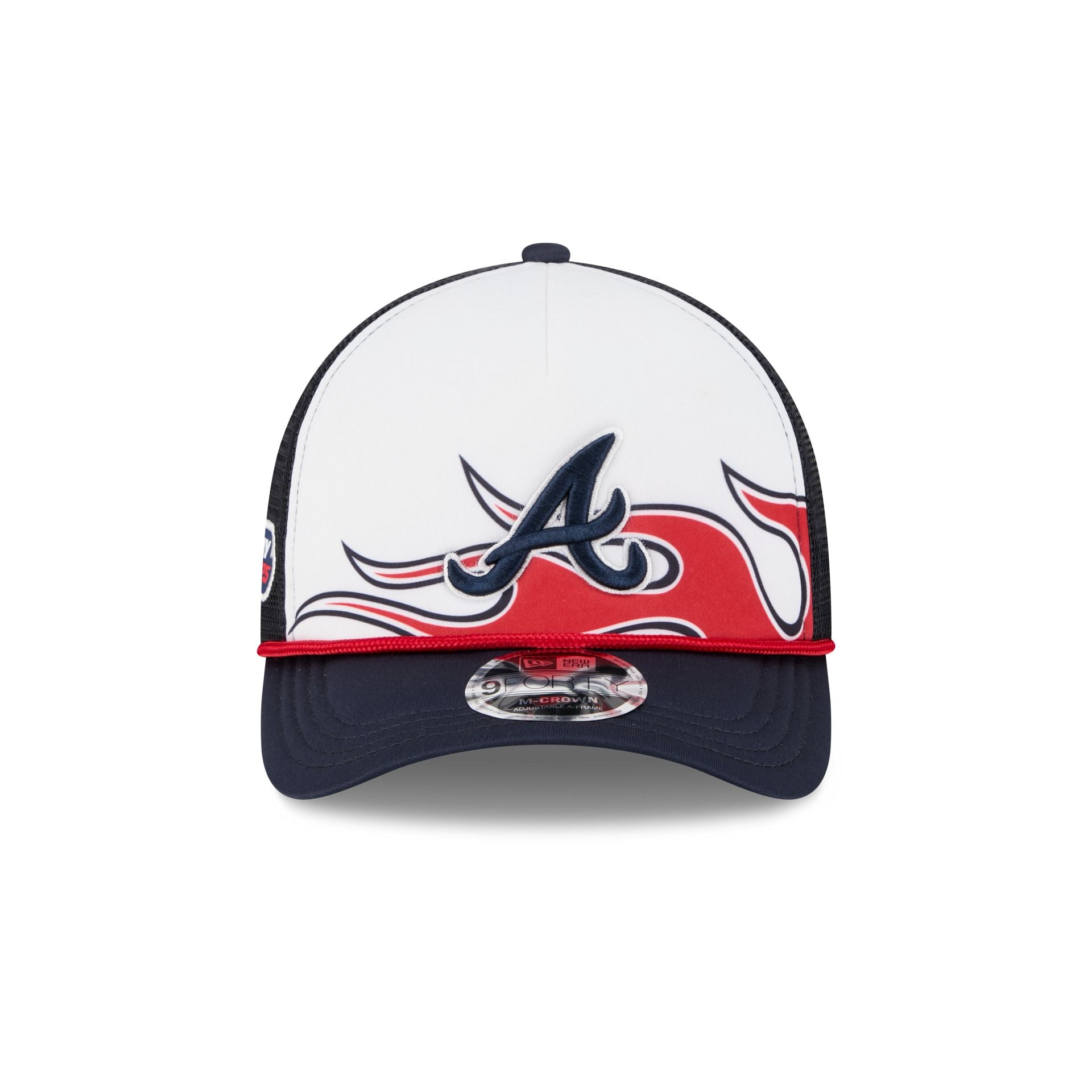 Atlanta Braves Speedway Classic Fan Pack 9FORTY M-Crown A-Frame Trucker