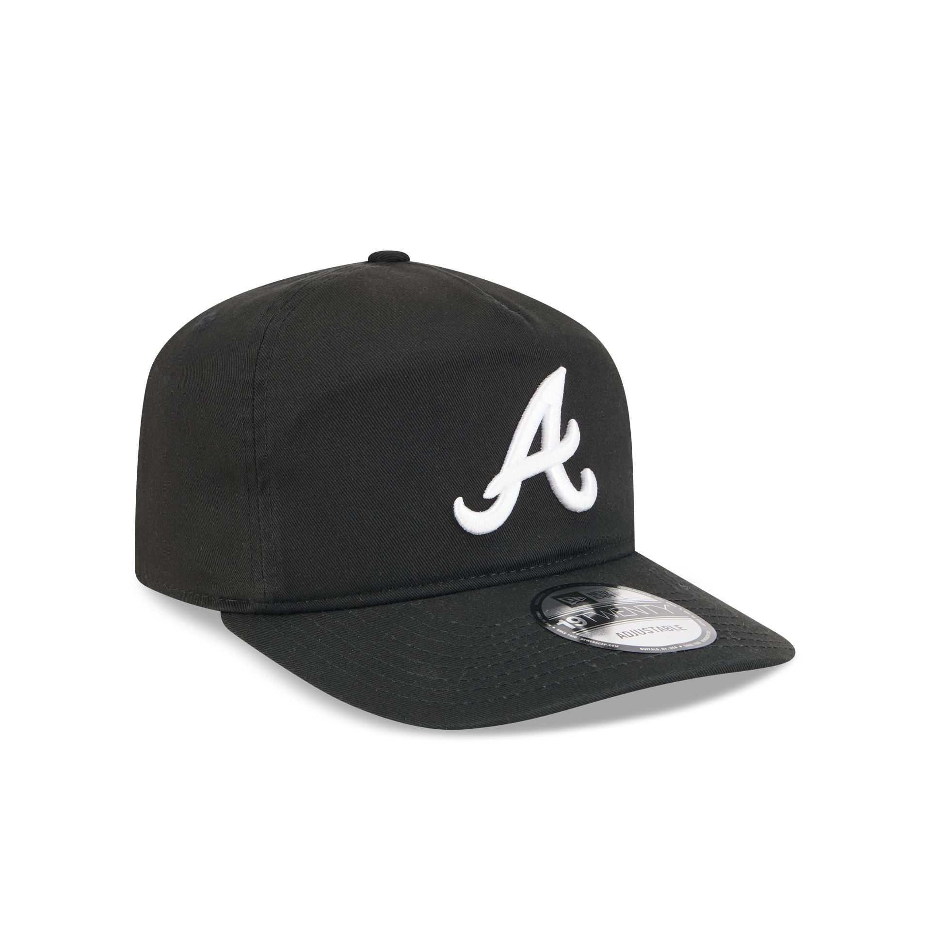 Atlanta Braves Black and White 19TWENTY Snapback Hat