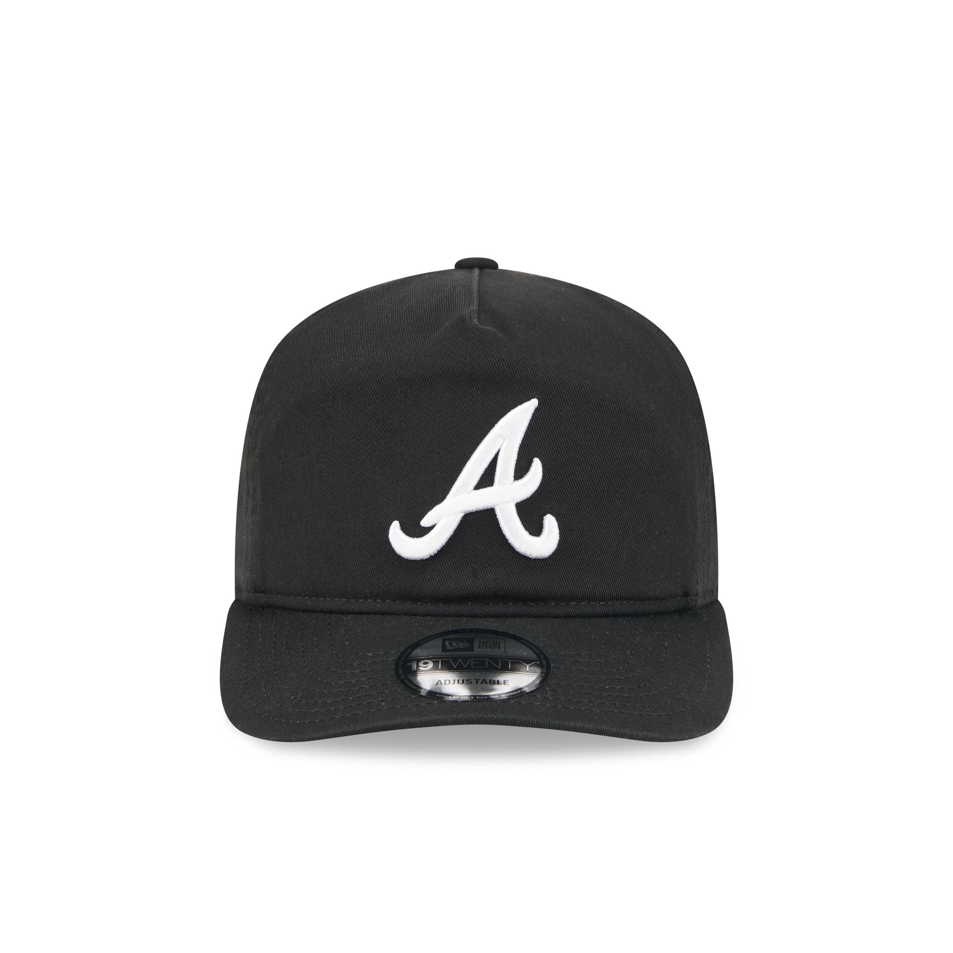 Atlanta Braves Black and White 19TWENTY Snapback Hat