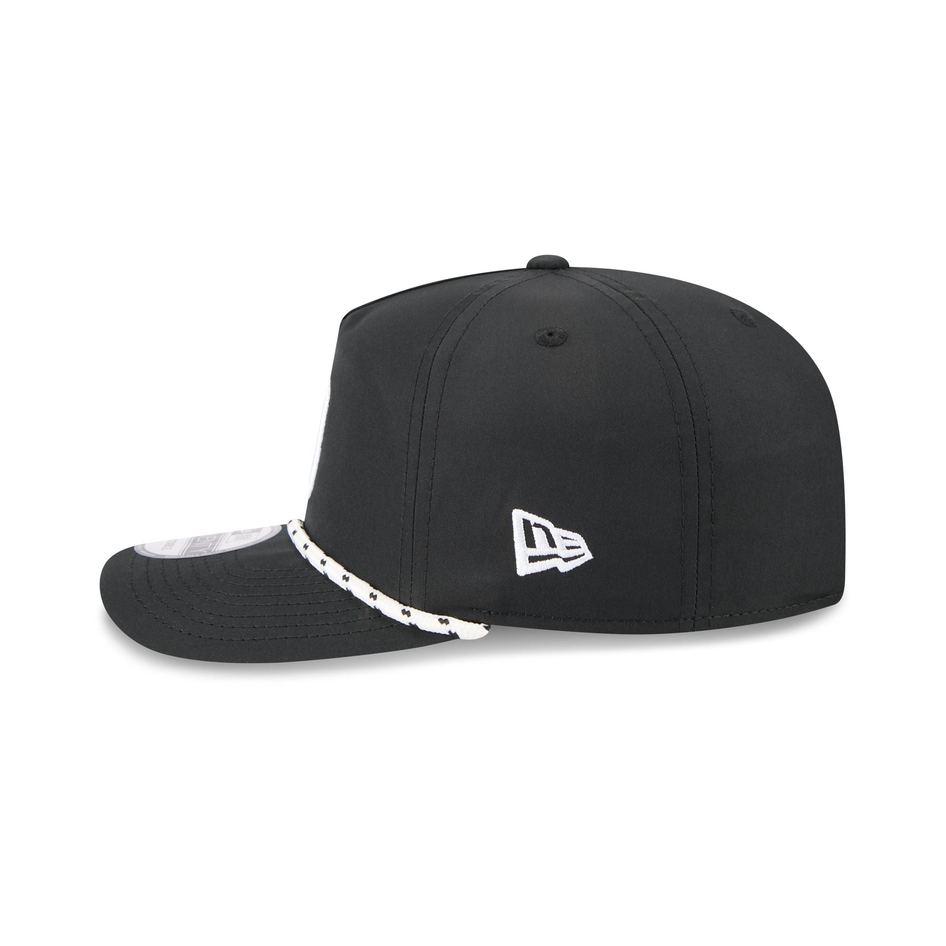 San Diego Padres Black and White Rope 19TWENTY Snapback Hat