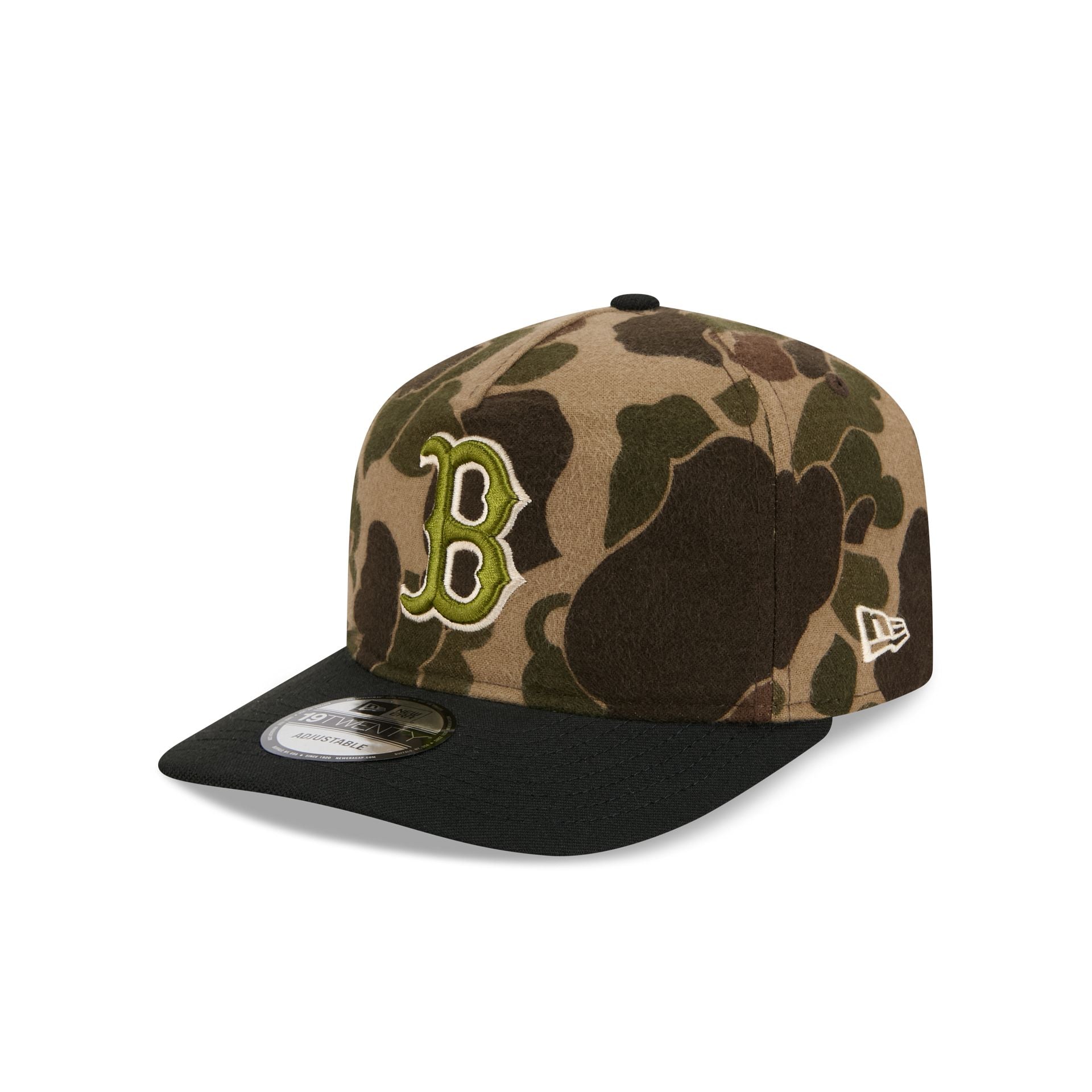 Boston Red Sox Three Looms Wool Duck Camo 19TWENTY Adjustable Hat