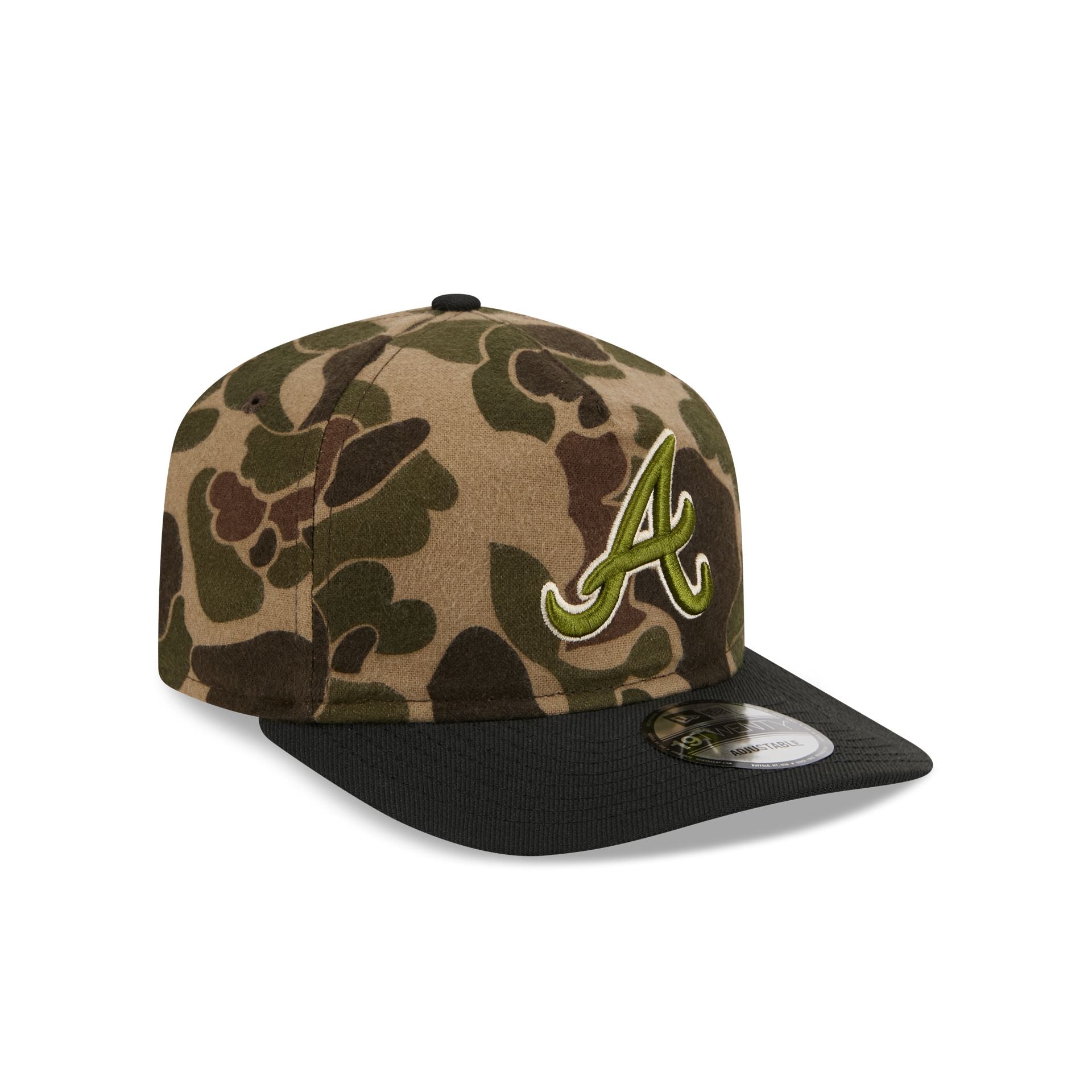 Atlanta Braves Three Looms Wool Duck Camo 19TWENTY Adjustable Hat