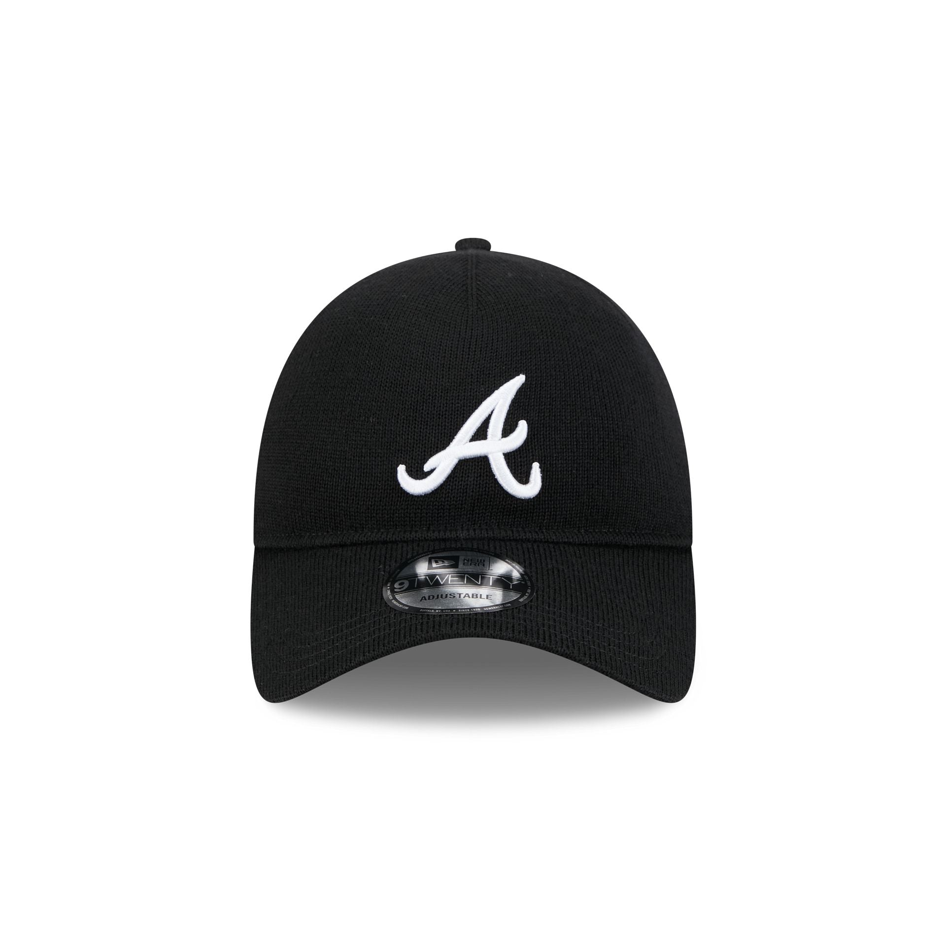 Atlanta Braves Merino Wool Black 9TWENTY Adjustable Hat