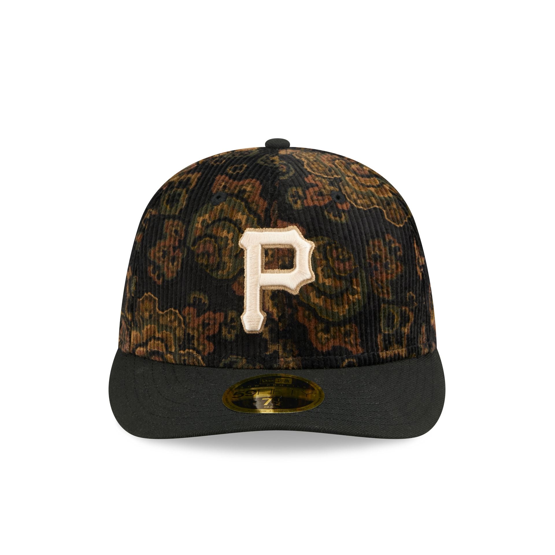 Pittsburgh Pirates Three Looms Floral Cord Low Profile 59FIFTY Fitted Hat