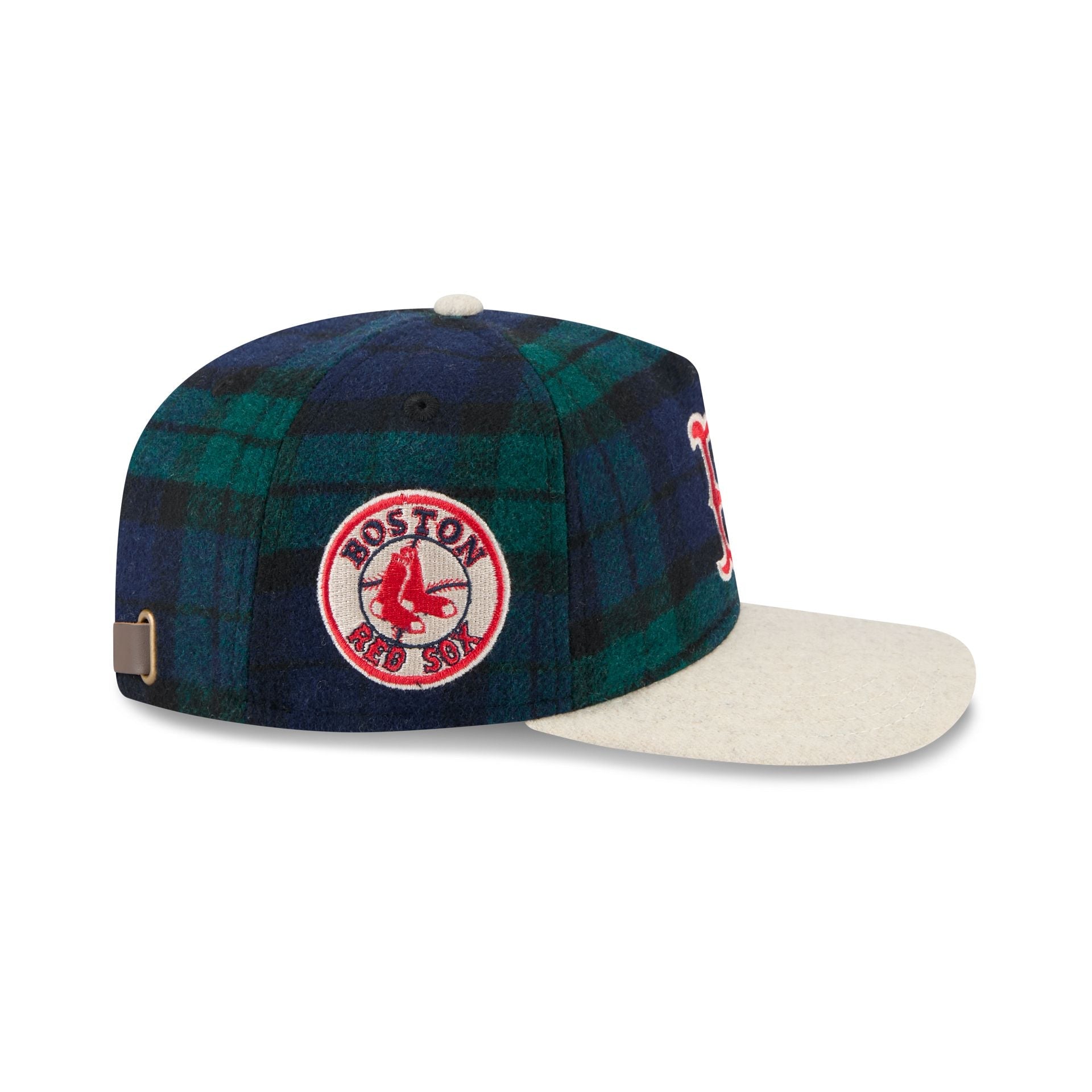 Boston Red Sox Plaid Letterman 19TWENTY Adjustable Hat