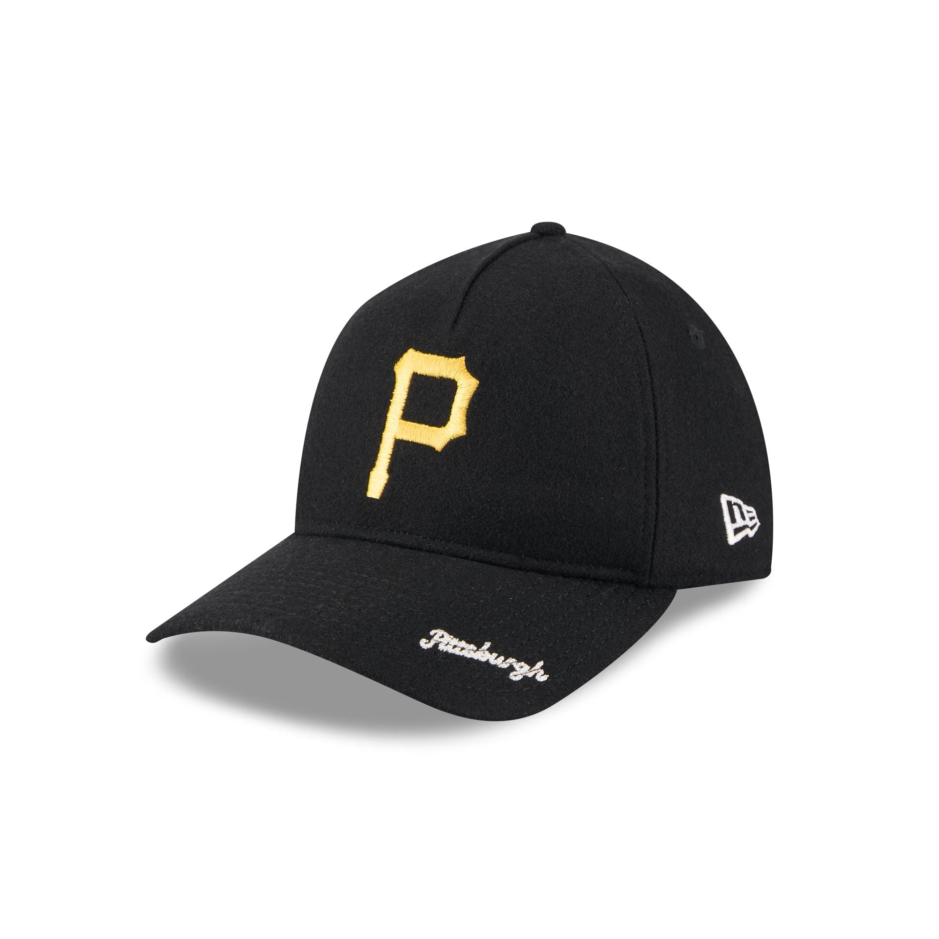 Pittsburgh Pirates Wool Letterman 9TWENTY A-Frame Adjustable Hat Adjustable Hat