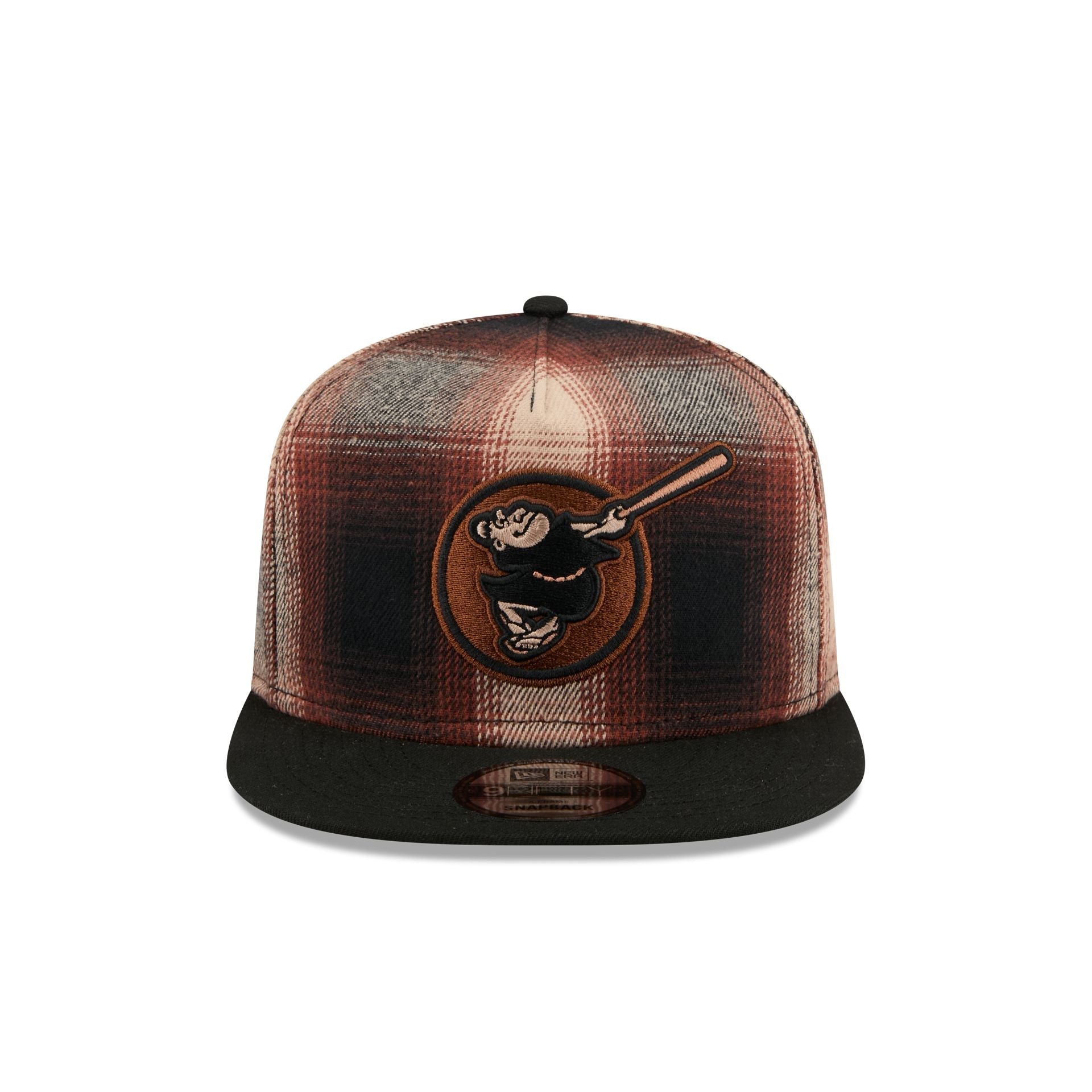 San Diego Padres Grunge Plaid 9FIFTY A-Frame Adjustable Hat