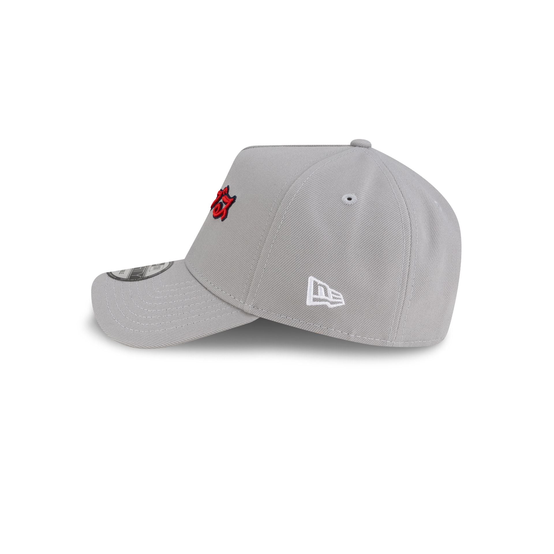 Hyperfly Katakana x Atlanta Braves Gray 9FORTY A-Frame Snapback Hat