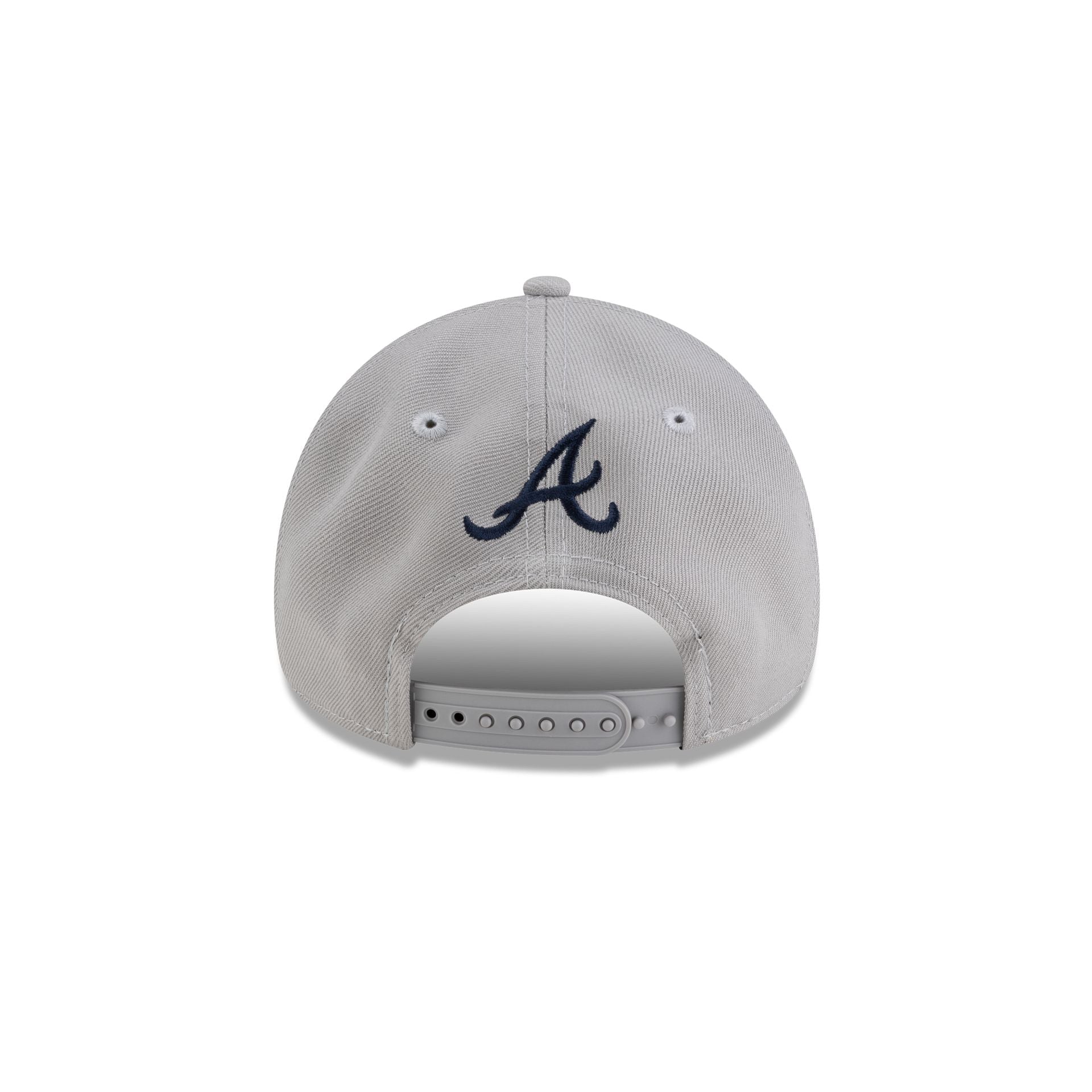 Hyperfly Katakana x Atlanta Braves Gray 9FORTY A-Frame Snapback Hat