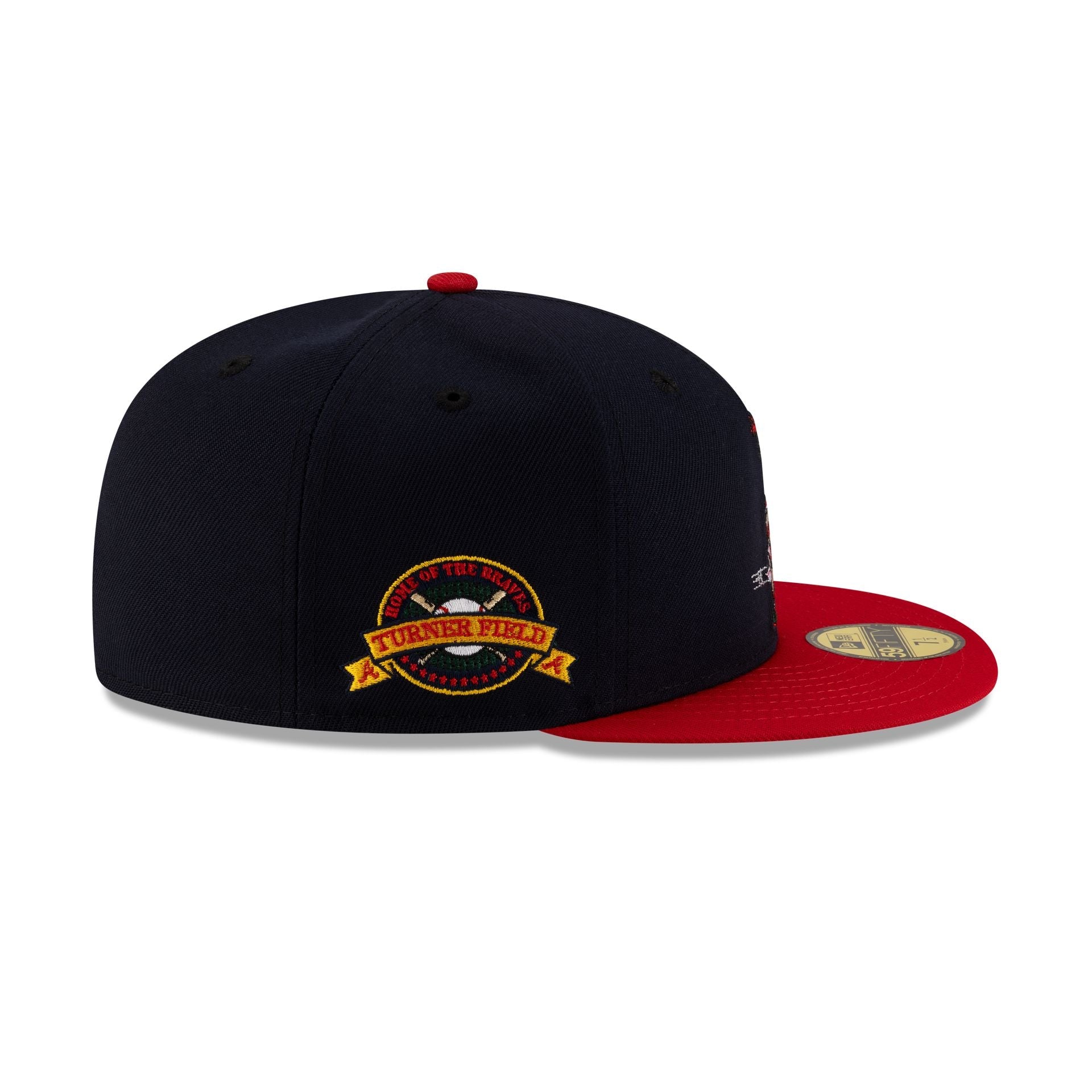 Atlanta Braves Mascot Navy 59FIFTY Fitted Hat