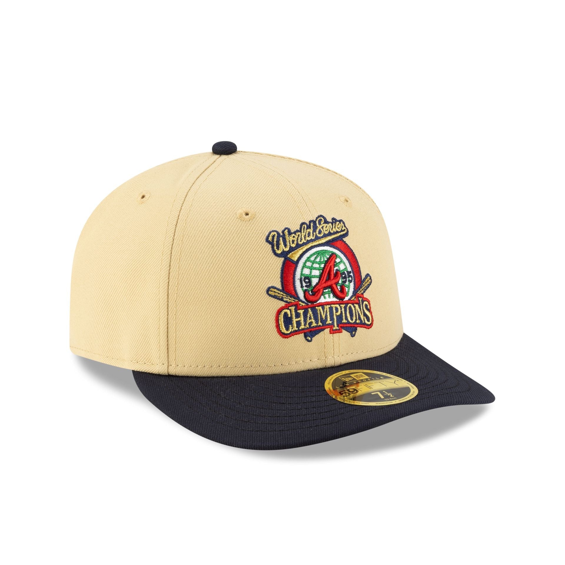 Atlanta Braves World Series Low Profile 59FIFTY Fitted Hat