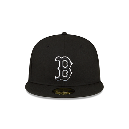 Boston Red Sox Sidepatch Black 59FIFTY Fitted Hat