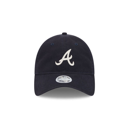 Atlanta Braves Glitter Logo Women's 9TWENTY Adjustable Hat