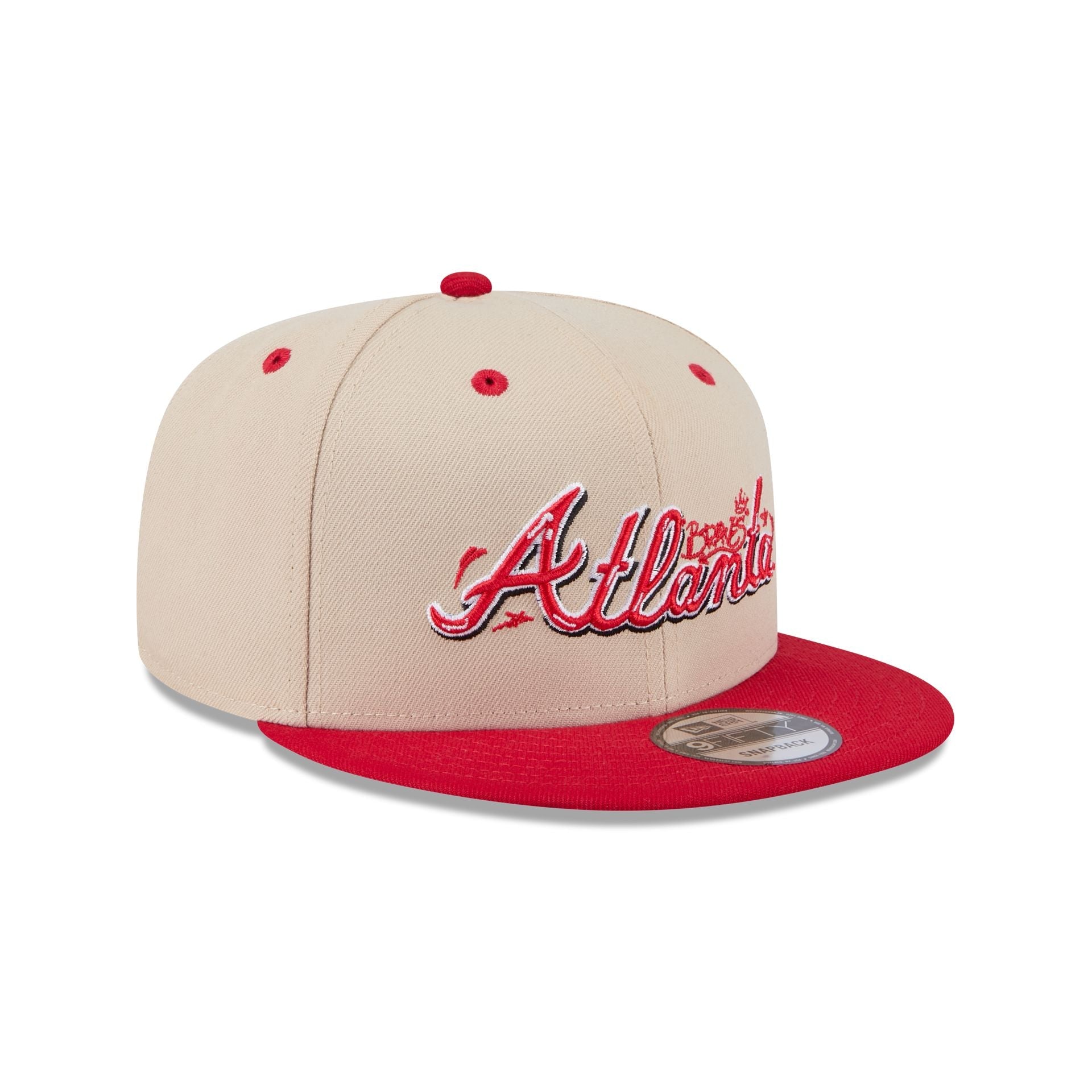 Atlanta Braves Team Art 9FIFTY Snapback Hat