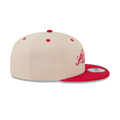 Atlanta Braves Team Art 9FIFTY Snapback Hat