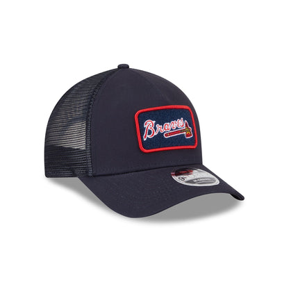 Atlanta Braves Tonal Patch 9FORTY M-Crown A-Frame Trucker Hat