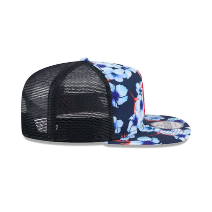 Boston Red Sox Pattern Golfer Trucker Hat