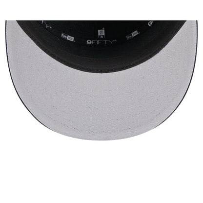 Atlanta Braves Cotton Canvas Split Panel 9FIFTY Trucker Hat