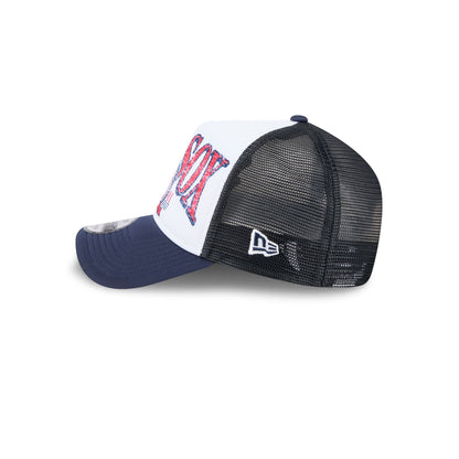 Boston Red Sox Distressed 9FORTY A-Frame Trucker Hat