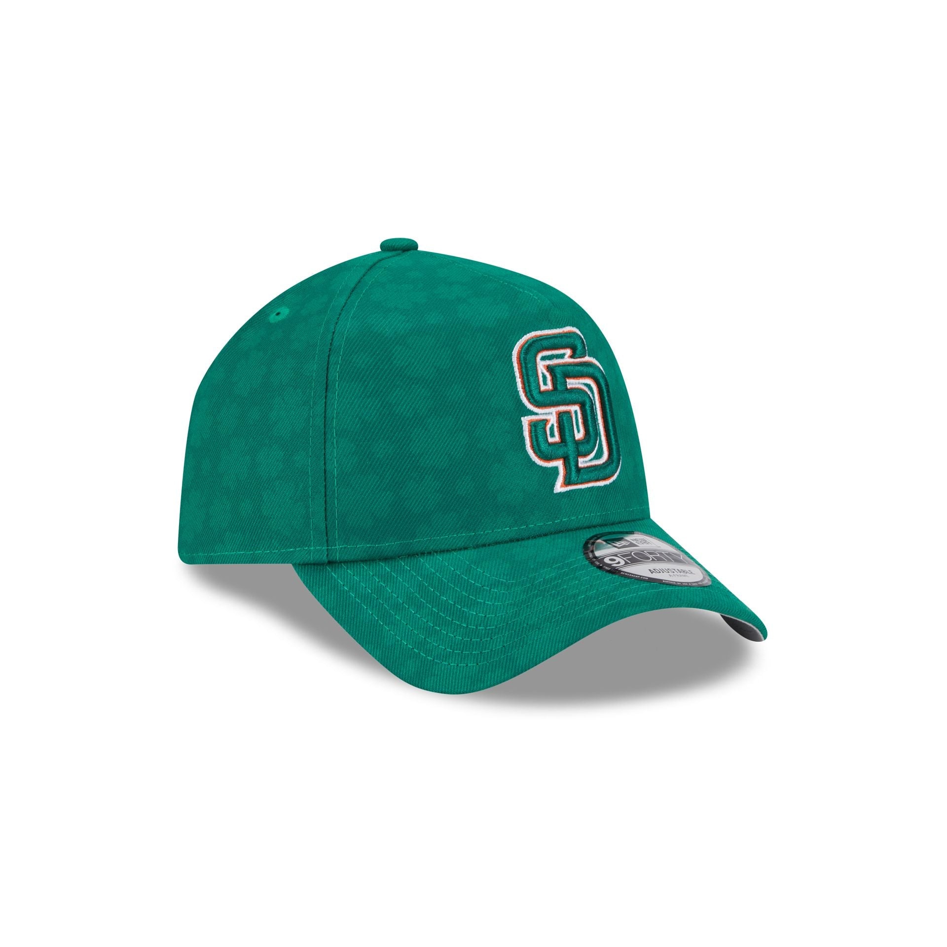 San Diego Padres St. Patrick's Day 2025 9FORTY A-Frame Snapback Hat