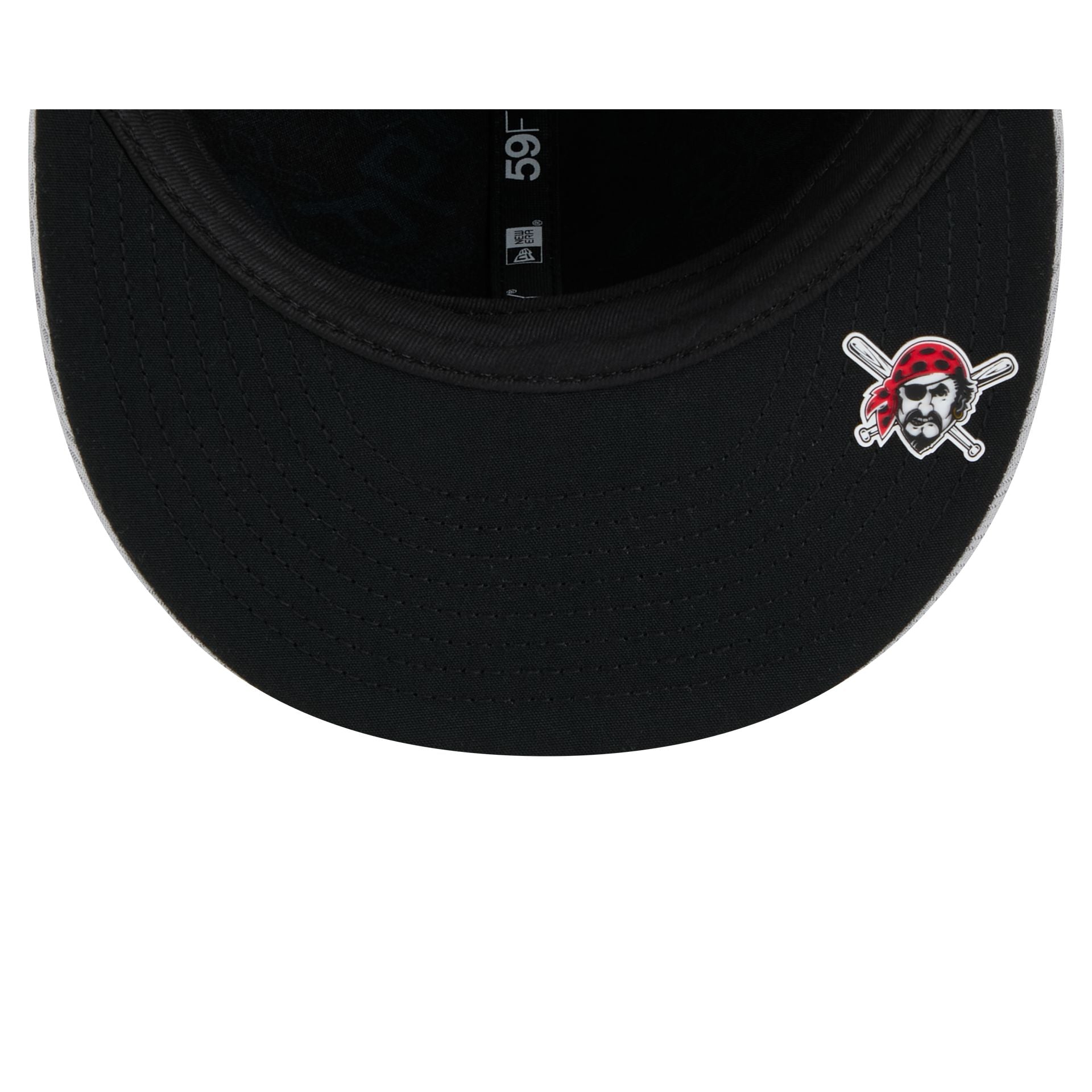 Pittsburgh Pirates 2025 Clubhouse Gray 59FIFTY Fitted Hat