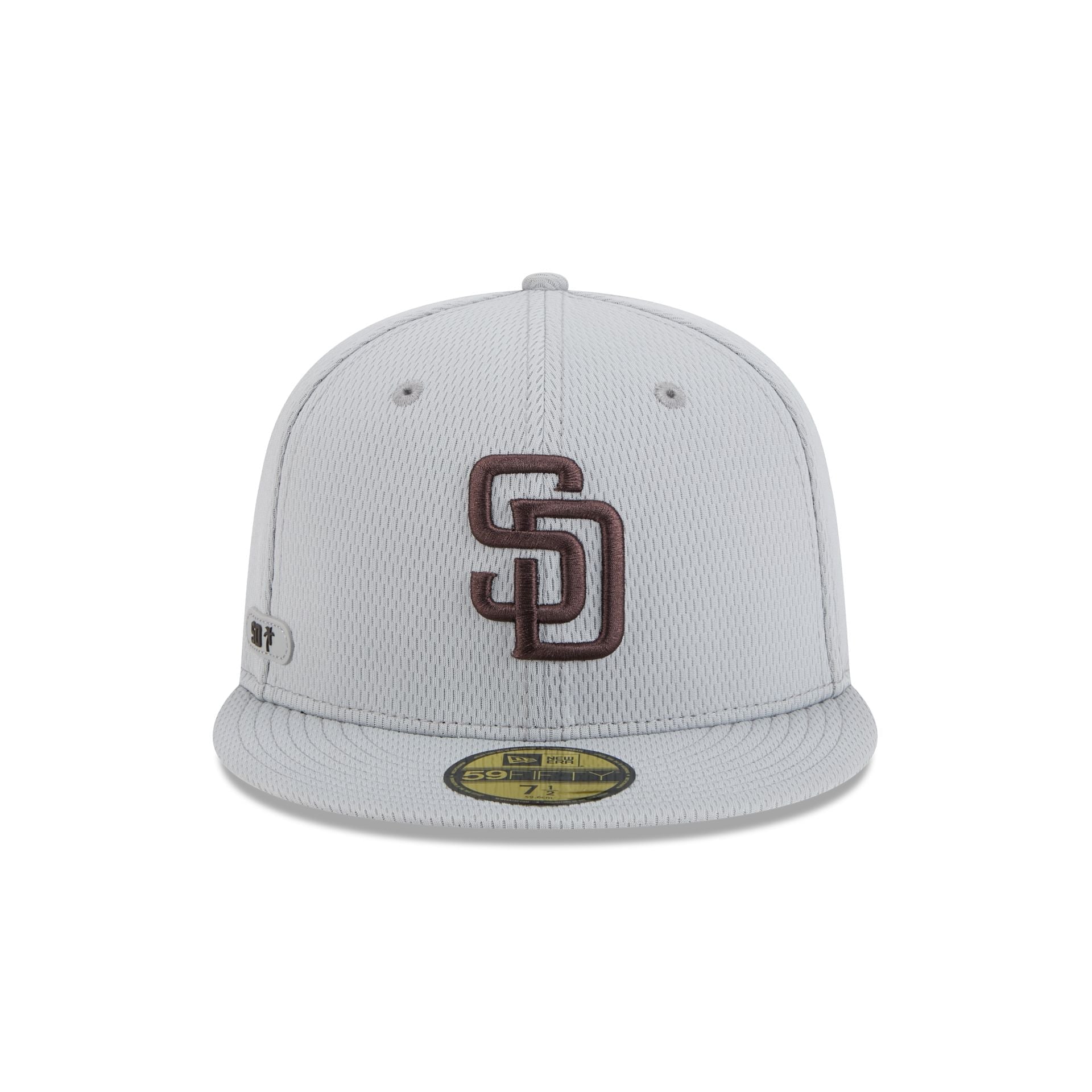 San Diego Padres 2025 Clubhouse Gray 59FIFTY Fitted Hat