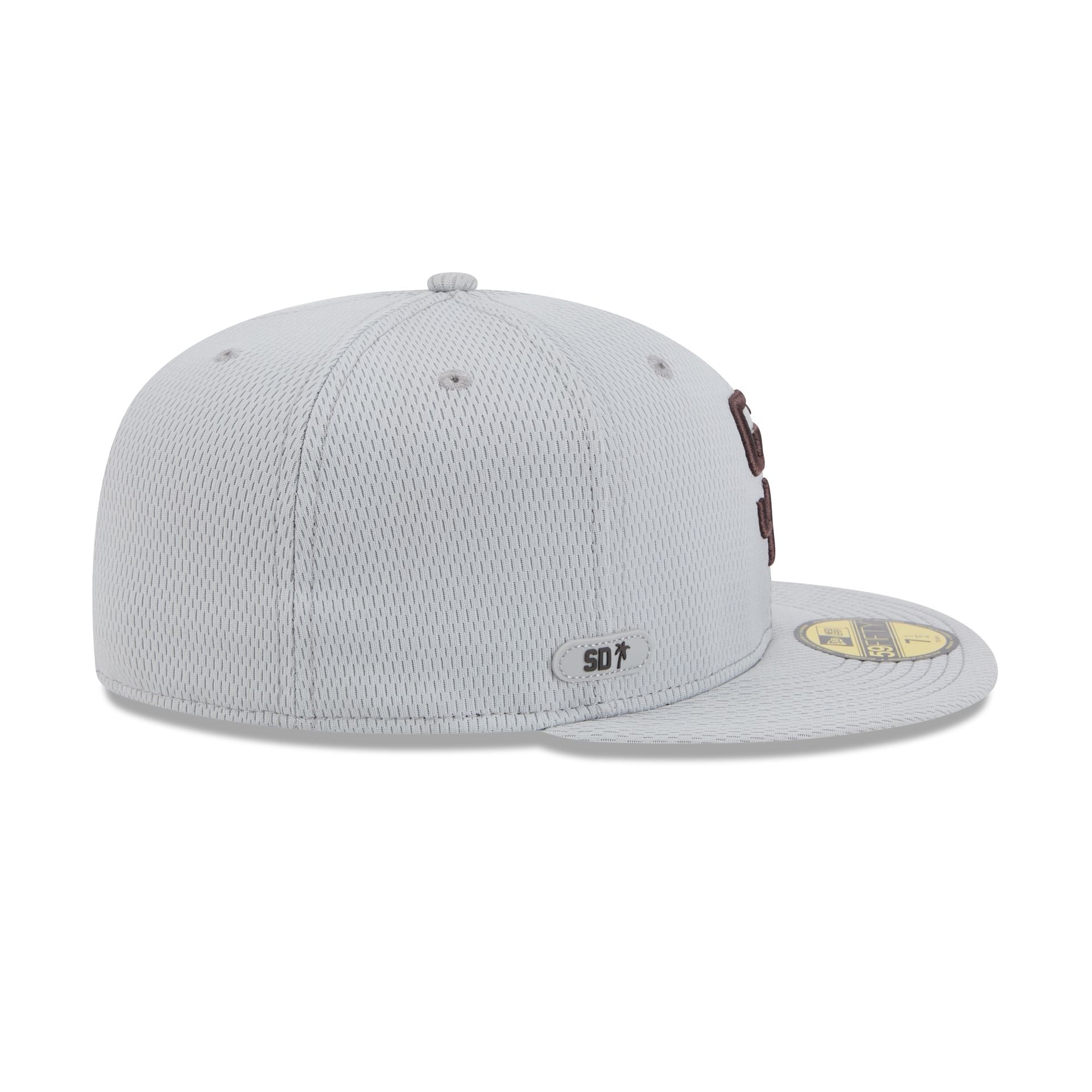 San Diego Padres 2025 Clubhouse Gray 59FIFTY Fitted Hat