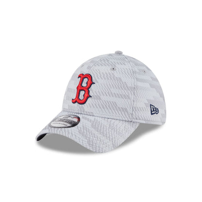 Boston Red Sox 2025 Clubhouse Gray 39THIRTY Stretch Fit