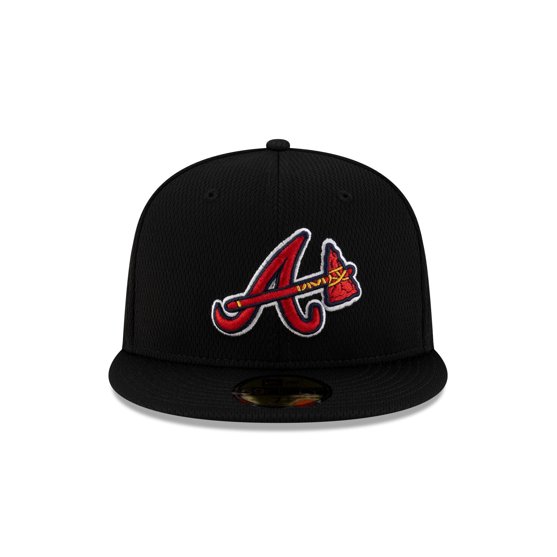 Atlanta Braves 2025 Clubhouse Alt Black 59FIFTY Fitted Hat