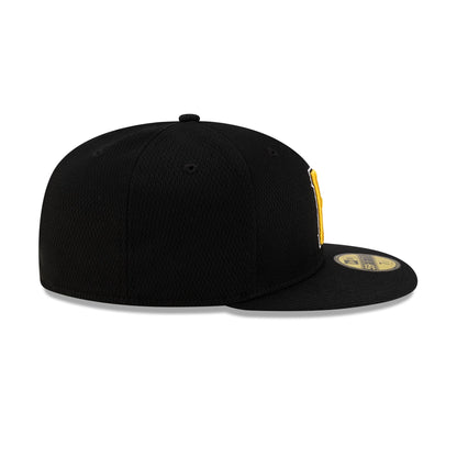 Pittsburgh Pirates 2025 Clubhouse Alt Black 59FIFTY Fitted Hat