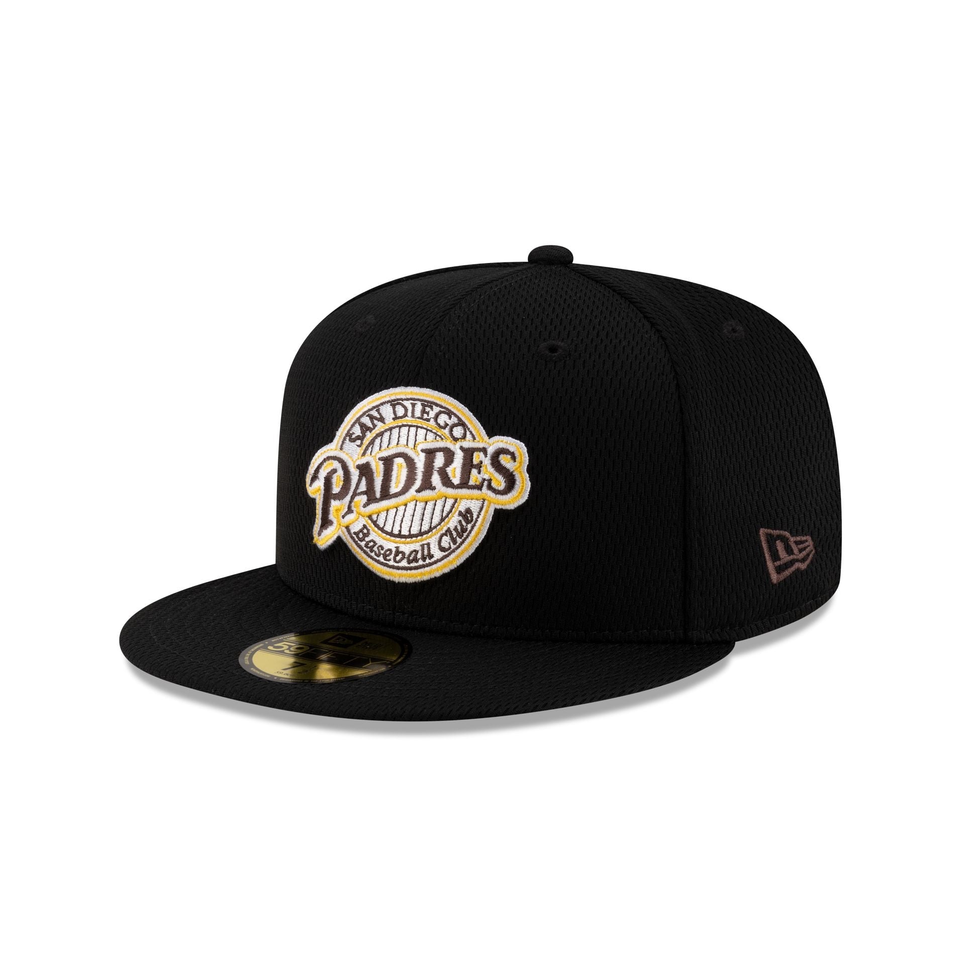 San Diego Padres 2025 Clubhouse Alt Black 59FIFTY Fitted Hat