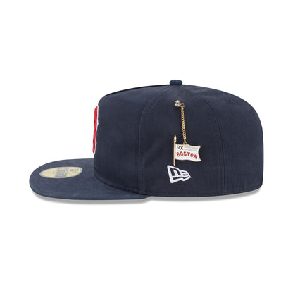 Boston Red Sox Championship Side Flag 59FIFTY A-Frame Fitted Hat
