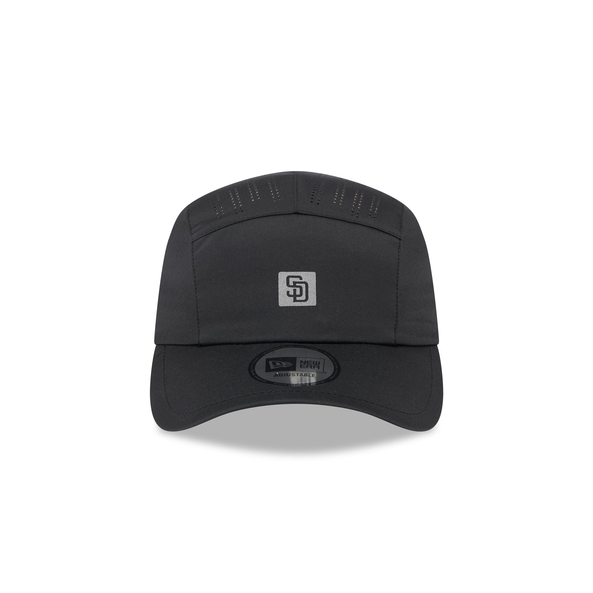 San Diego Padres Black Reflect Runner Adjustable Hat