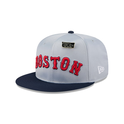 Boston Red Sox Satin Pin 9FIFTY Snapback Hat