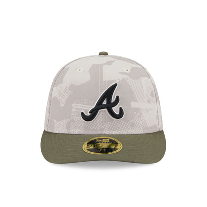 Atlanta Braves Armed Forces Day 2025 Low Profile 59FIFTY Fitted Hat