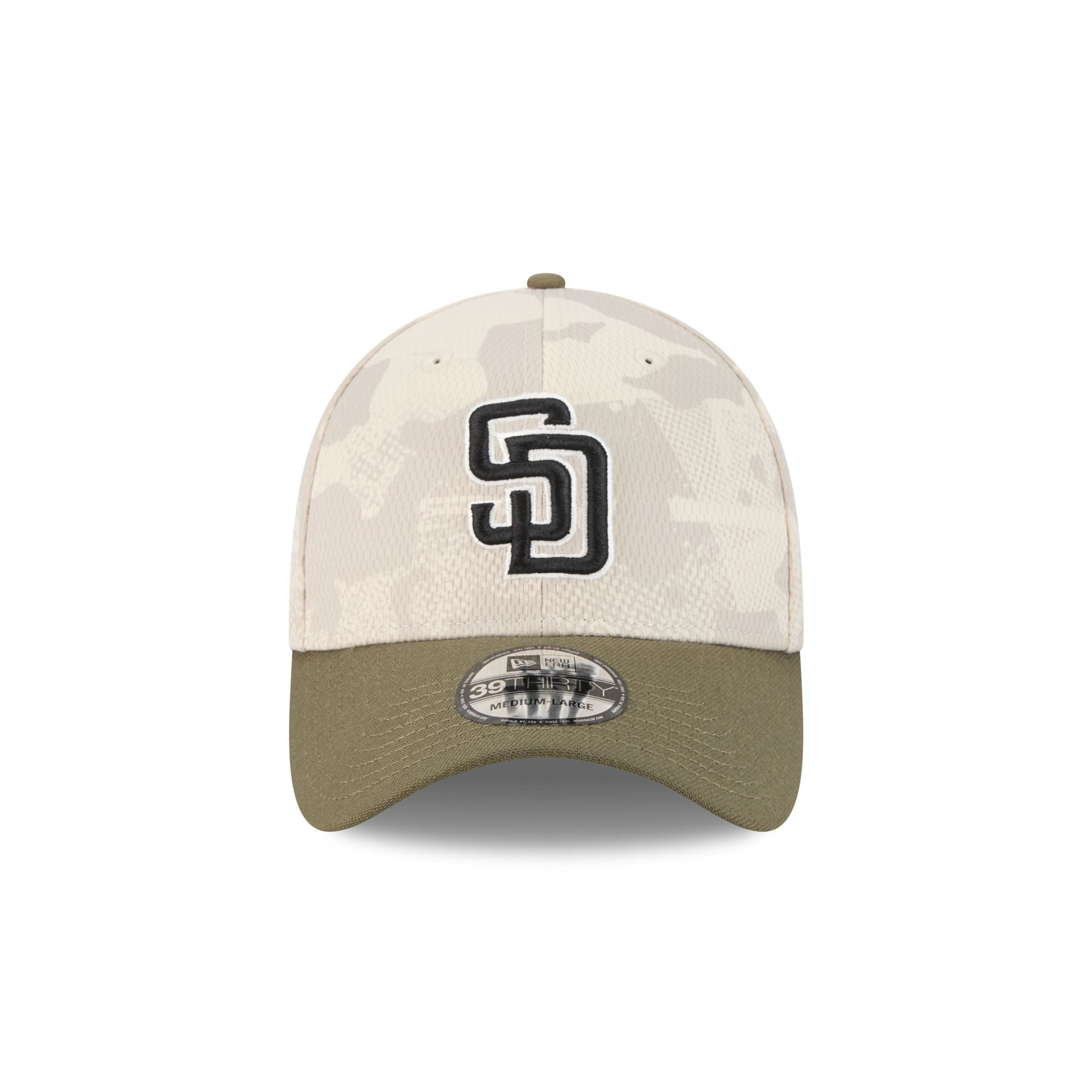 San Diego Padres Armed Forces Day 2025 39THIRTY Stretch Fit Hat