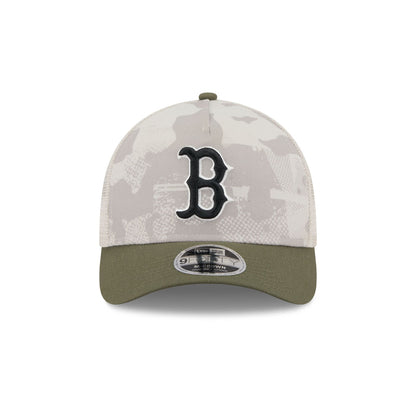 Boston Red Sox Armed Forces Day 2025 9FORTY M-Crown A-Frame Trucker Hat