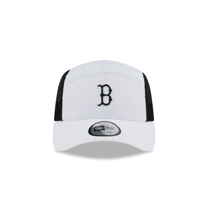 Boston Red Sox White Poly Runner Adjustable Hat
